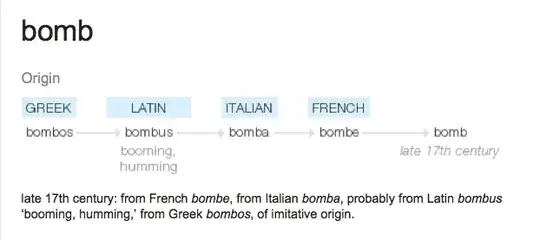 Bomb etymology