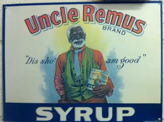 Old racist advert