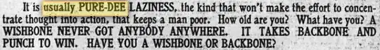 puredee from 1916 Houston Post
