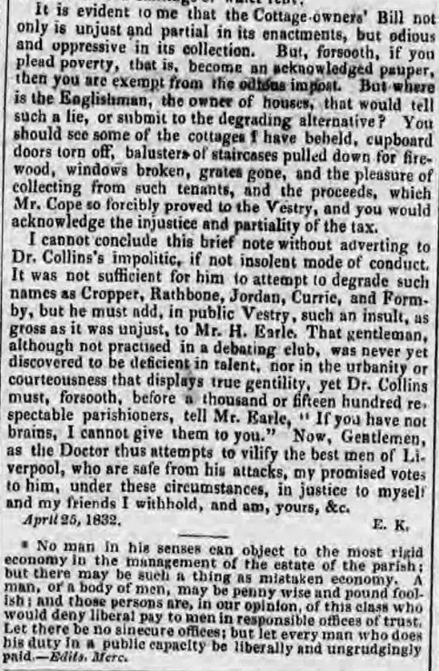 Jerry Building Society part 2, 1832