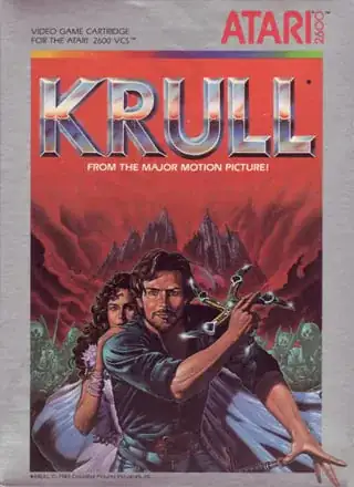 cover art for the Atari game *Krull*