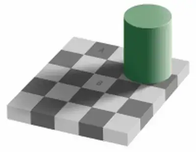 classic same color illusion