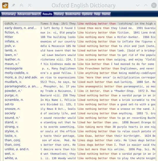 Examples of "to like better than..." from OED