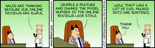 The PHB suggest to Dilber to remove a feature and increase the version number