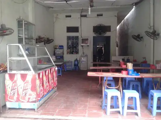 cheap restaurant in a building