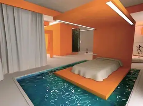 Decorative interior moat