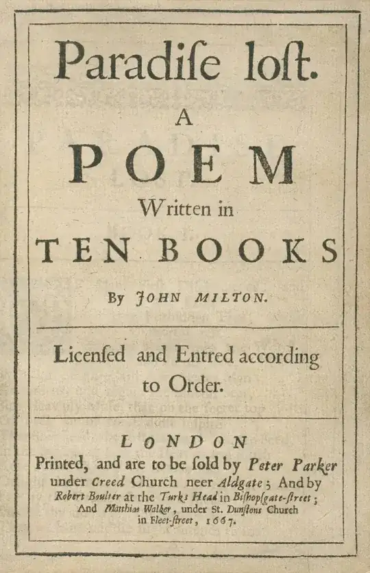 Paradise Lost advertisement