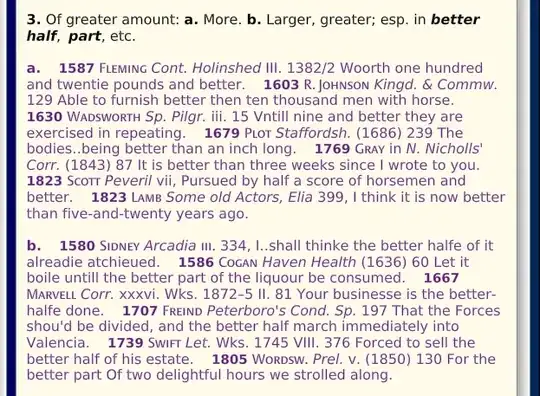 One definition of "better" from OED