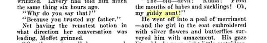 Oh, my giddy aunt