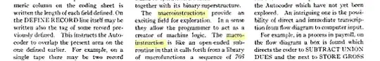 The macroinstruction is like an open-ended subroutine in that it calls forth from a library...