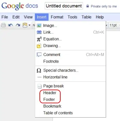 Google Docs didn't bother grouping them 