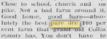puredee from Courier-Gazette, McKinney, Texas