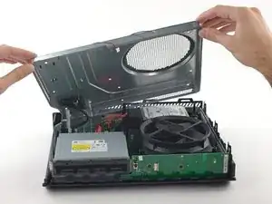 Oberes Metallgehäuseteil