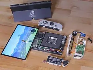 Nintendo Switch OLED-Version Teardown
