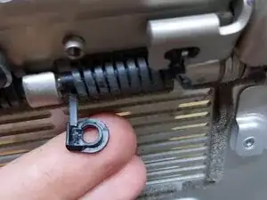 Kappen der Scharnierfedern