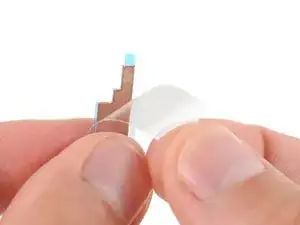 Kupferfolie der Frontkamera anbringen