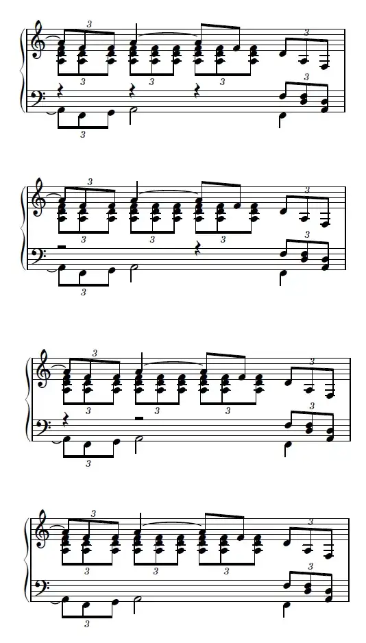 Notation examples (4) as described above