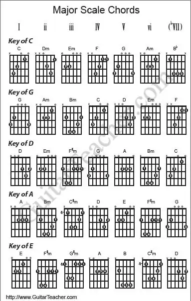 Major Scale Chords