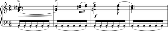 Left-hand repeated notes