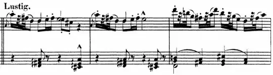 Schumann Op. 68 No. 9, mm. 9-11
