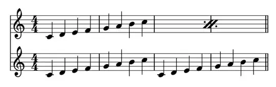 double percent repeat