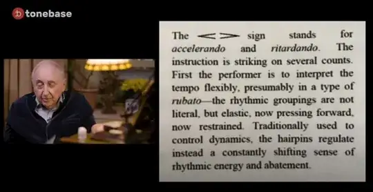 Fanny Mendelssohn's comment about double hairpins
