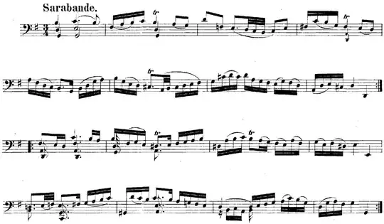 Bach Cello Suite No. 1 Sarabande