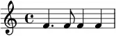 Example 2, dotted quarter