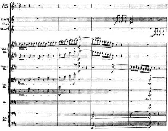 Multiple clefs example