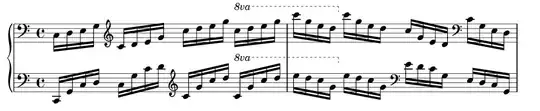 First part arpeggio's
