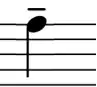 Tenuto/Dash symbol