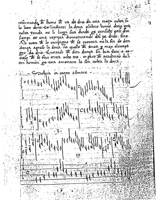 Scan of Renaissance music