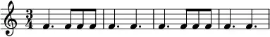 Example 3, dotted quarters