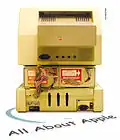 Apple II EuroPlus rear
