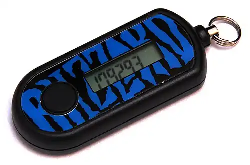 A Blizzard Battle.net Authenticator token in 2016.