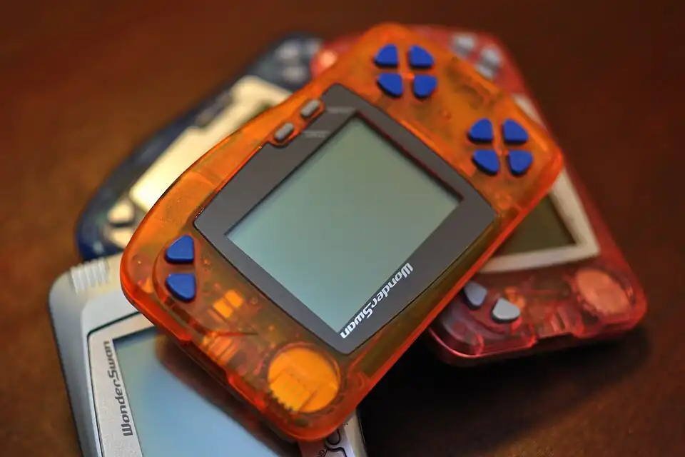 Various WonderSwan consoles