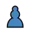 {{{square}}} blue pawn