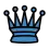 {{{square}}} blue queen