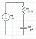 Equivalent charging circuit