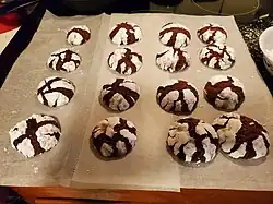 Finished cookies
