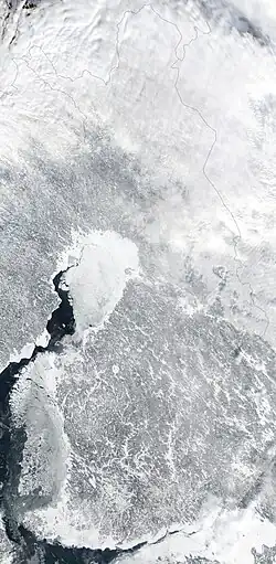 Finland in winter.