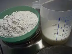 4. Now get your flour and milk