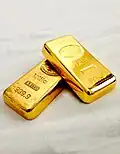 Bars of gold.