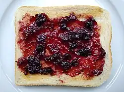 Jam, from blackcurrants