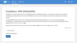 Installing MediaWiki using FreedomBox is a simple step