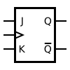 Symbol for a JK flip-flop