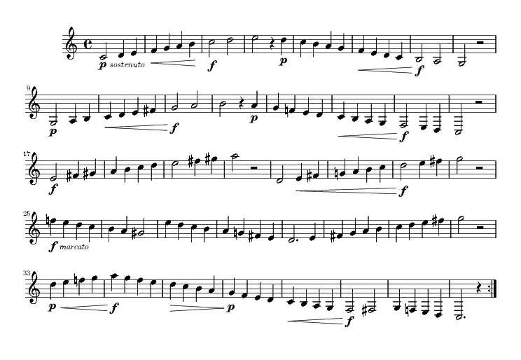 No. 1 Moderato