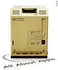 Backside ports of Macintosh 128K