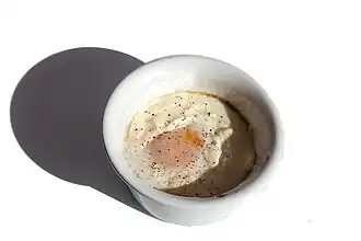 Coddled egg