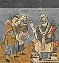 Pic 1: Alcuin of York (who is in the middle)